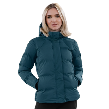 E.L.T Ohio Ladies Winter-Performance-Riding Jacket #colour_petrol-blue