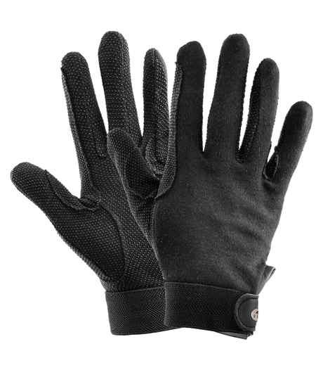 ELT Adult Picot Winter Cotton Gloves #colour_black