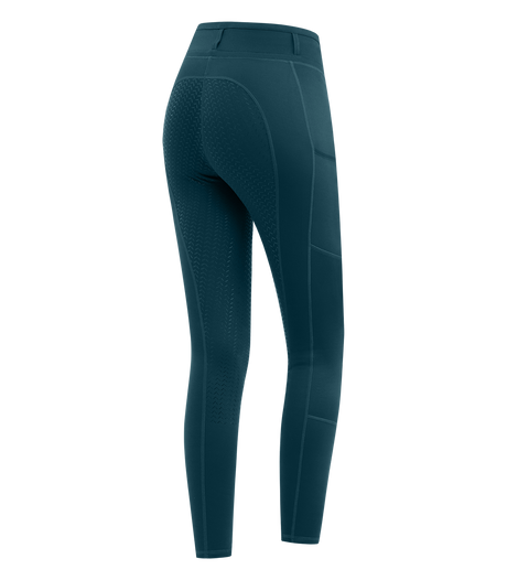 E.L.T Ella Ladies Riding Leggings #colour_petrol-blue