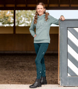 E.L.T Ella Ladies Riding Leggings #colour_petrol-blue
