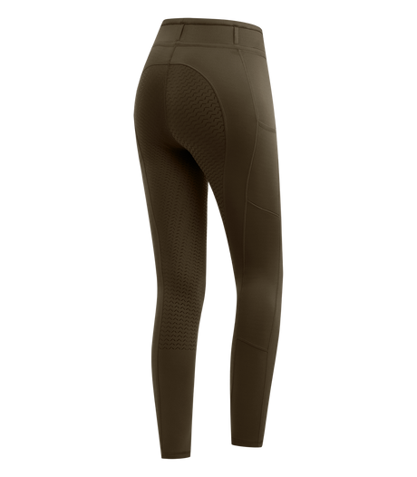 E.L.T Ella Ladies Riding Leggings #colour_green-brown