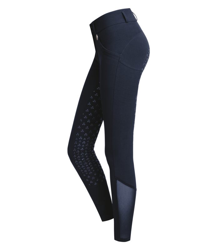 E.L.T Ladies Fay Feel Good High Waist Riding Breeches #colour_night-blue