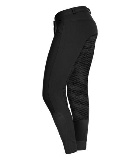 E.L.T Ladies Dahlia Silicone Riding Breeches #colour_black