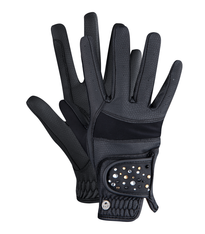 E.L.T Brilliant Riding Glove #colour_black