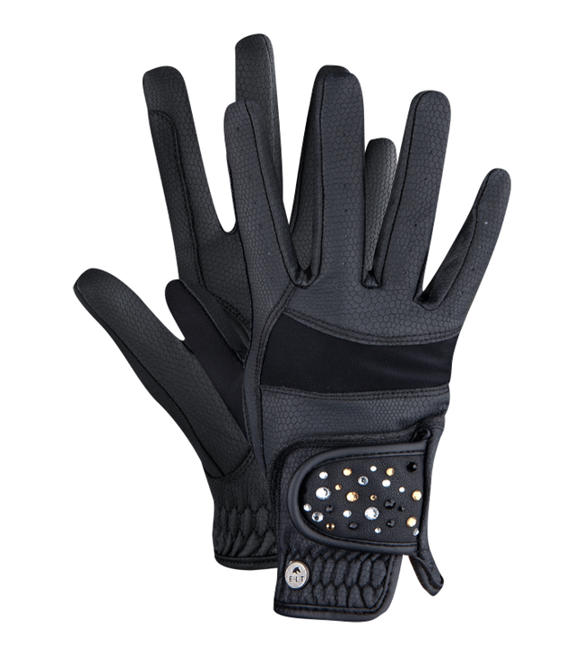 E.L.T Brilliant Riding Glove #colour_black