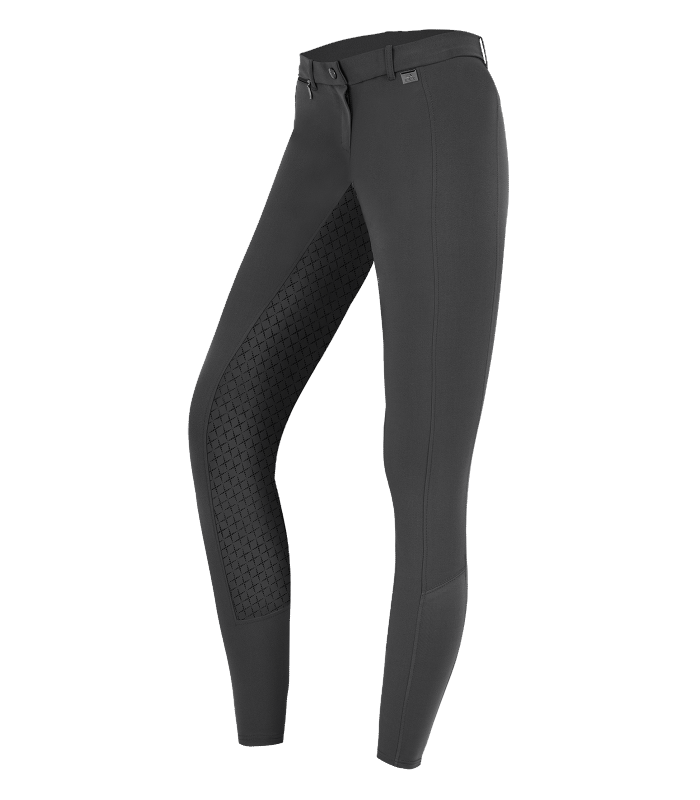 E.L.T Micro Ladies Sport Silicone Riding Breeches #colour_asphalt