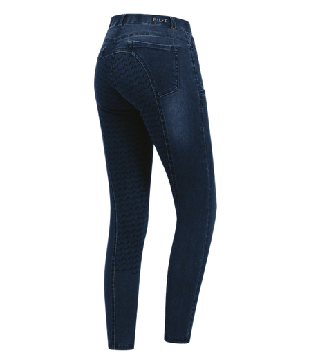 ELT Ladies Luna Jeans Breeches #colour_dark-blue