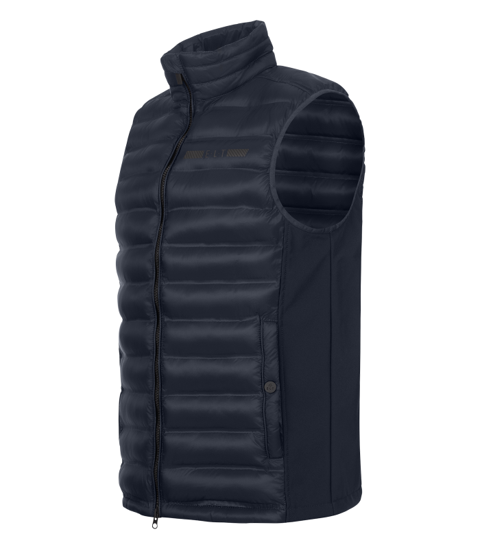 E.L.T Men's Maine Softshell-Mix Vest #colour_deep-blue