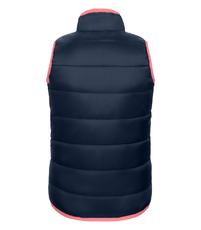 E.L.T Lucky Lou Children's Quilted Vest #colour_night-blue