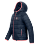 E.L.T Lucky Liv Children's Quilted Jacket #colour_night-blue