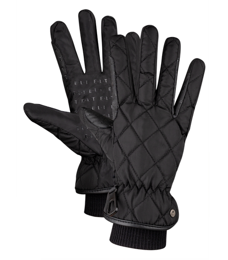 E.L.T Adult Diamond Winter Riding Glove #colour_black