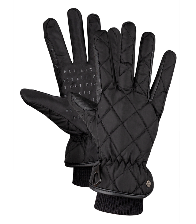 E.L.T Adult Diamond Winter Riding Glove #colour_black