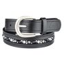 E.L.T Jewel Leather Belt #colour_black