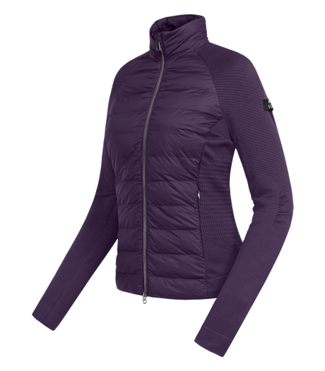 E.L.T Oregon Ladies Hybrid Quilted Jacket #colour_dark-purple