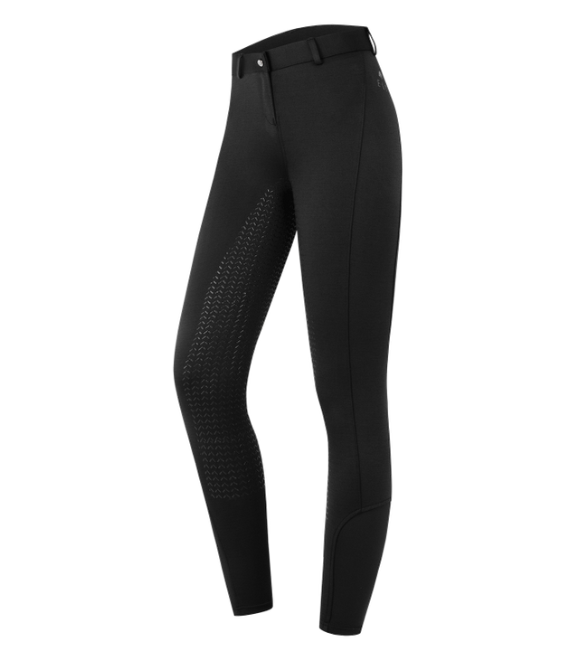 E.L.T Essential Ladies Silicone Breeches #colour_black