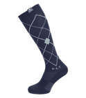 E.L.T Argyle Riding Socks #colour_deep-blue-stone-blue