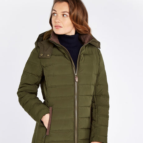 Dubarry Womens Ballybrophy Quilted Jacket #colour_olive