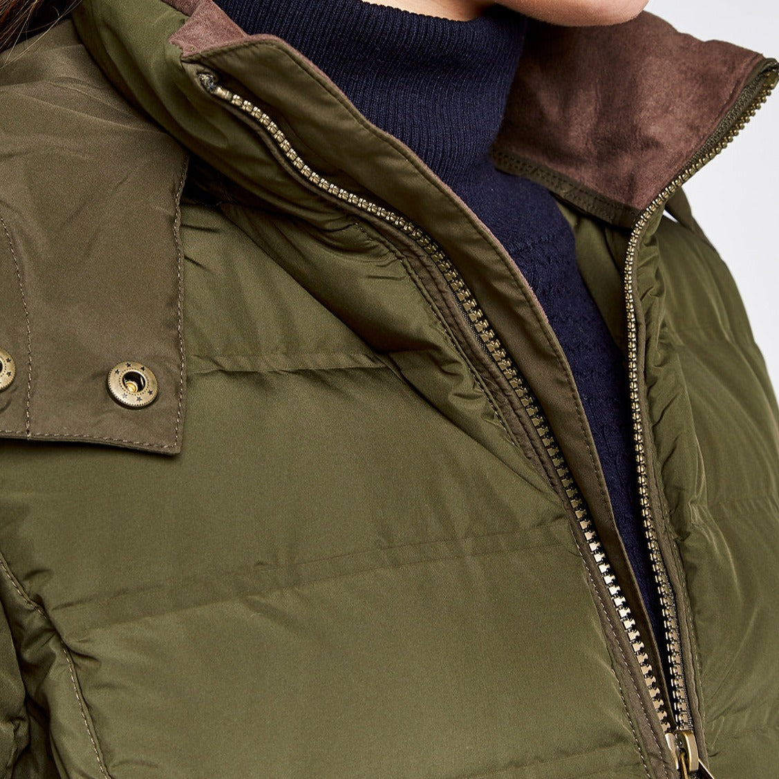 Dubarry Womens Ballybrophy Quilted Jacket #colour_olive