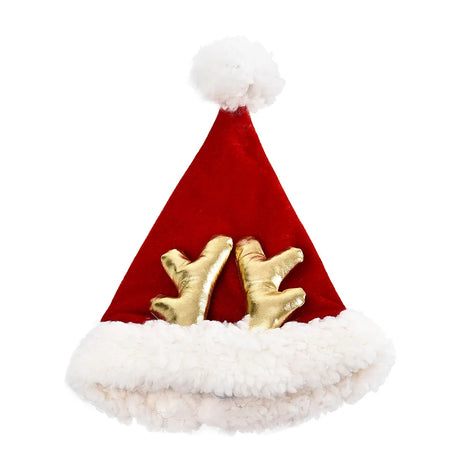 House of Paws Christmas Toy #style_santa-hat-with-antlers