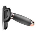 Waldhausen Deshedding Comb with Gel Handle, L #colour_black-rose-gold