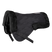 Waldhausen Half Saddle Pad with Synthetic Lambskin #colour_black-black