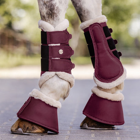 Waldhausen Comfort Light Dressage Boots #colour_velvet-red