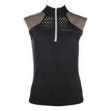 HKM Ladies Functional Top -Amalfi- #colour_black-taupe