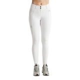 Montar MoZida Refined Gun Metal Crystals Full Grip Breeches #colour_white