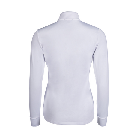 HKM Women's Long Sleeve Competition Shirt -Emilia- #colour_white