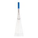 Red Gorilla Big Tidee Metal Rake Short Handle #colour_blue