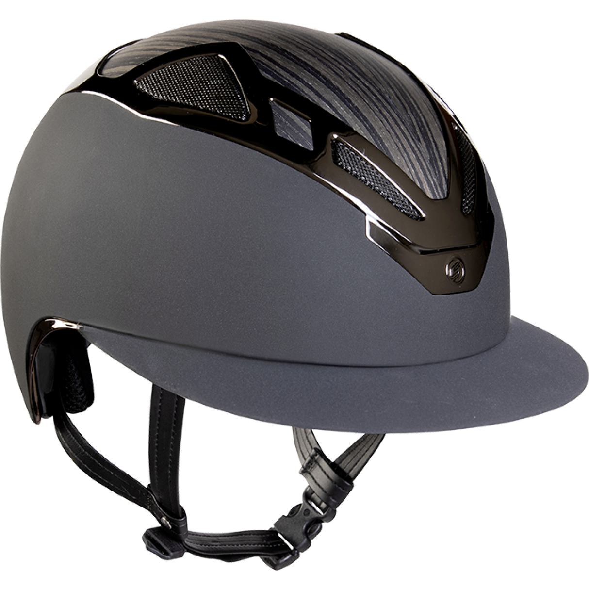 Suomy Apex Wood Lady Riding Hat #colour_anthracite
