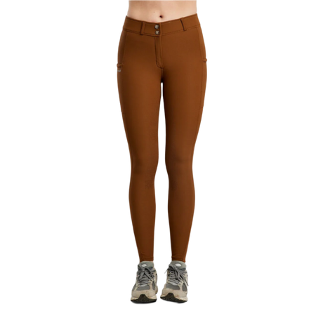 Montar Megan Full Seat Breeches with Phonepockets #colour_toffee