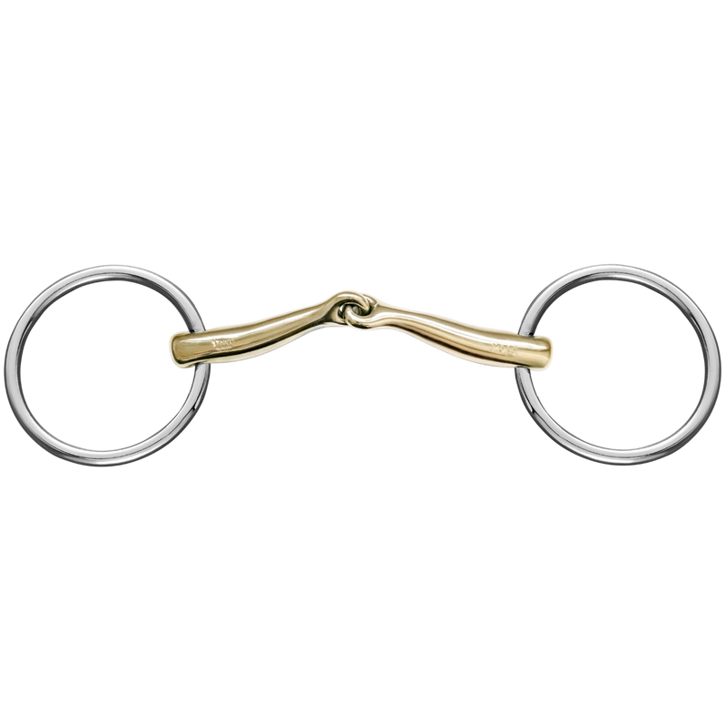 Sprenger Turnado Pro Loose Ring Snaffle 14mm Single Jointed Bit With 70mm Stainless Steel Rings