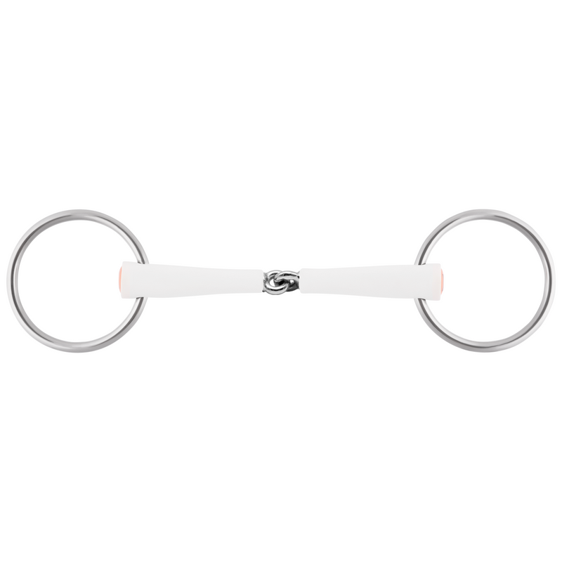 Nathe 18mm Loose Ring Snaffle Single Jointed With 70mm Ring