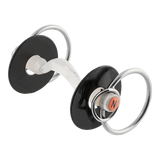 Nathe Mullen Mouth Bit 20mm With Tongue Clearance And Additional Small Rings