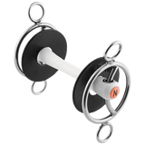 Nathe 3-Ring Bit 20mm With Sliding Cheek And Flexible Mullen Mouth