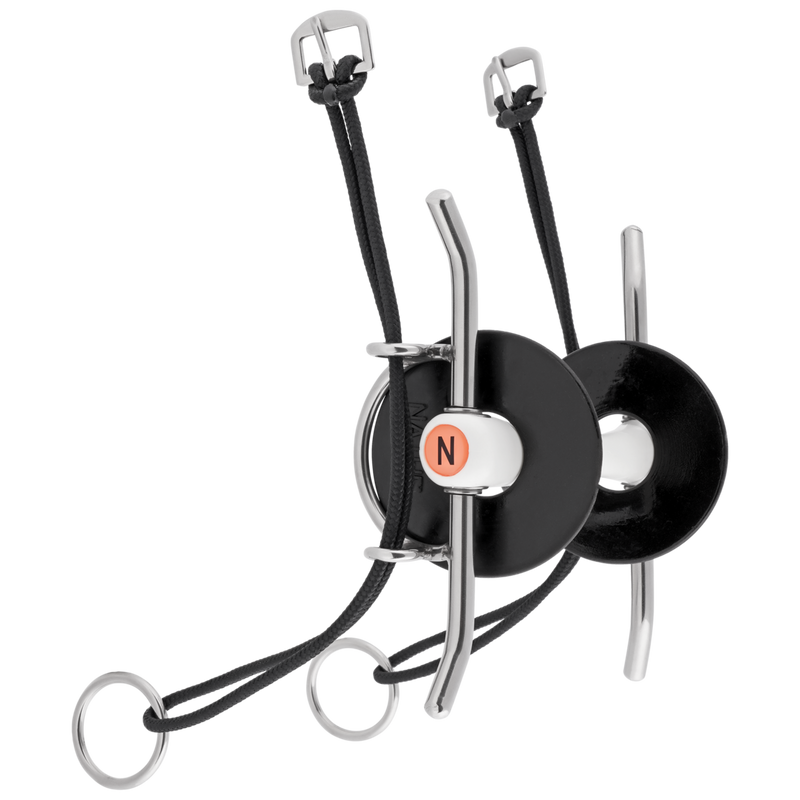 Nathe Full Cheek Gag Bit 20mm With Flexible Mullen Mouth