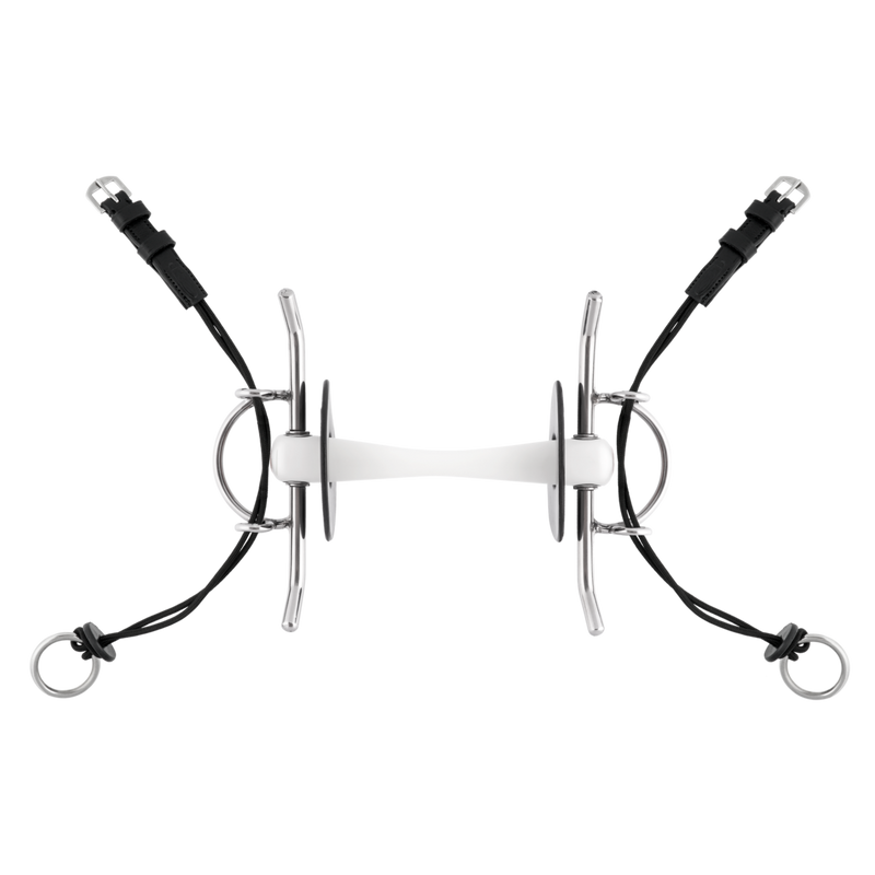 Nathe Full Cheek Gag Bit 20mm With Flexible Mullen Mouth