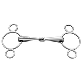 Sprenger 3-Ring Bit Vienna 18 mm Single Jointed Stainless Steel Horse Bit
