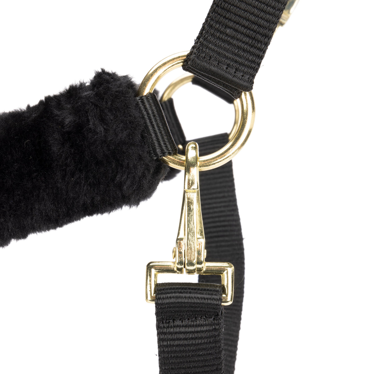 Shires ARMA Faux Fur Headcollar & Lead Rope