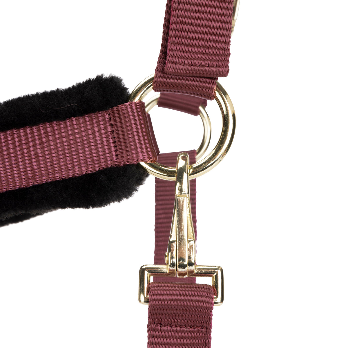 Shires ARMA Faux Fur Logo Headcollar & Lead Rope