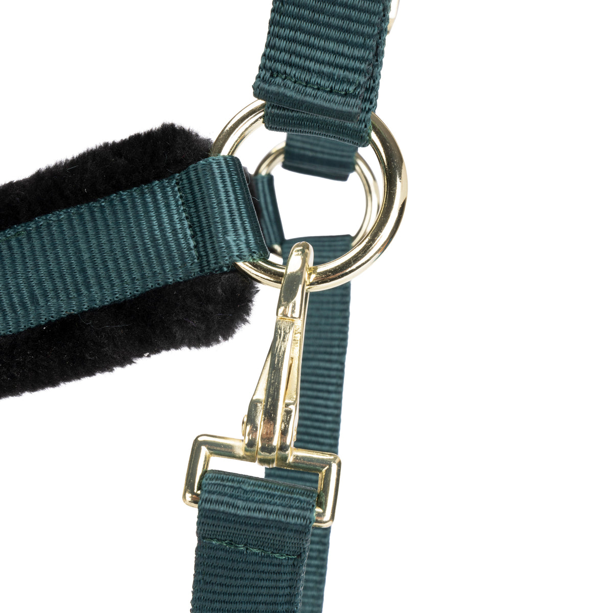 Shires ARMA Faux Fur Logo Headcollar & Lead Rope