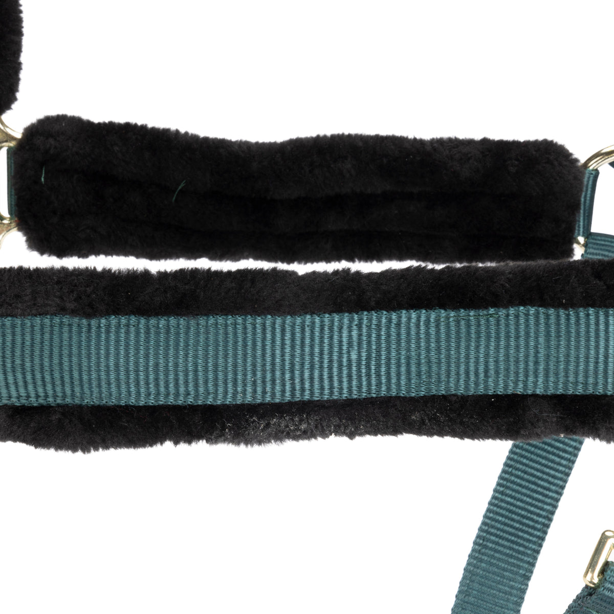Shires ARMA Faux Fur Logo Headcollar & Lead Rope