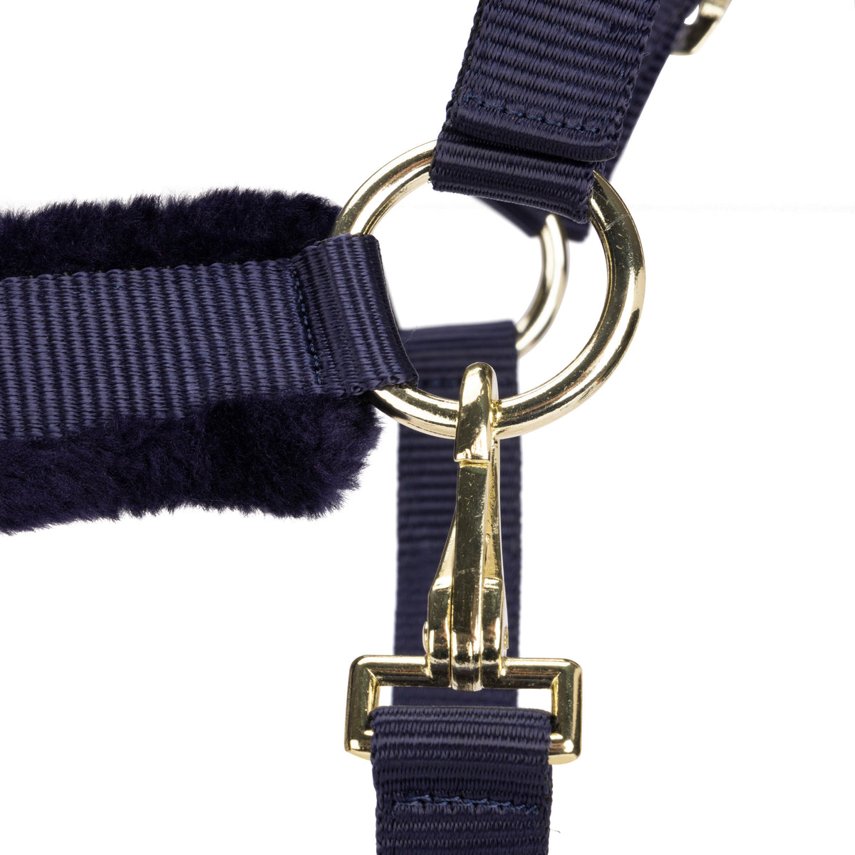 Shires ARMA Faux Fur Logo Headcollar & Lead Rope
