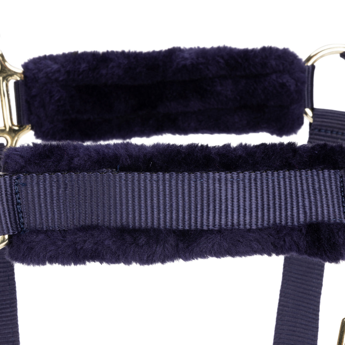 Shires ARMA Faux Fur Logo Headcollar & Lead Rope