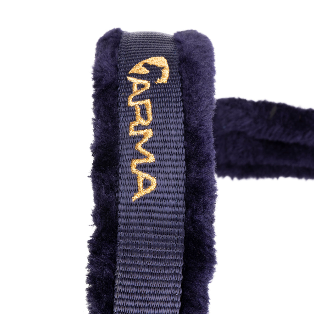 Shires ARMA Faux Fur Logo Headcollar & Lead Rope