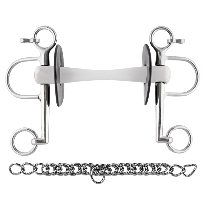 Nathe Pelham 20mm With Flexible Mullen Mouth, Long Cheeks