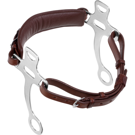 Sprenger Short Shank Horse Hackamore With Leather Cushioned Noseband & Curb Strap
