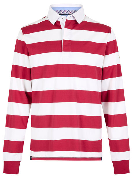 Dubarry Mens Goresbridge Rugby Top #colour_red-multi