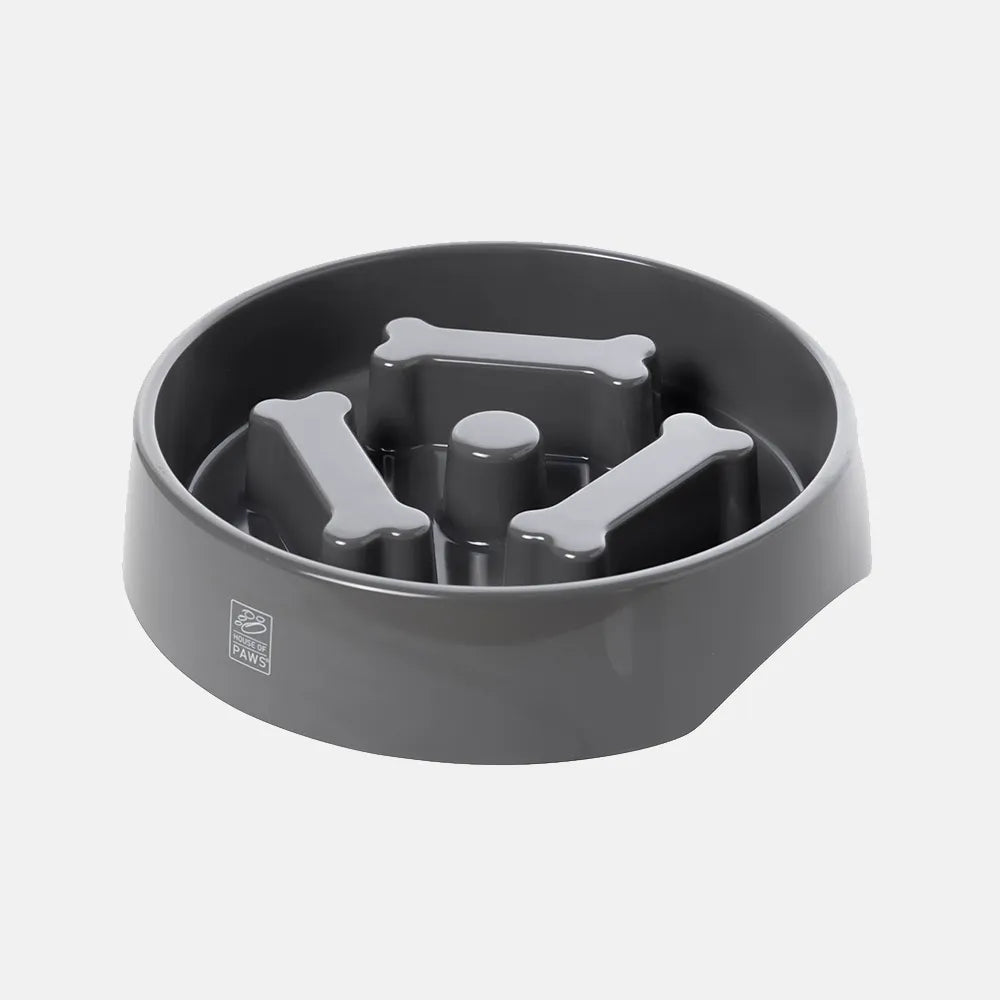 House of Paws Go Slow Bone Bowl Feeder